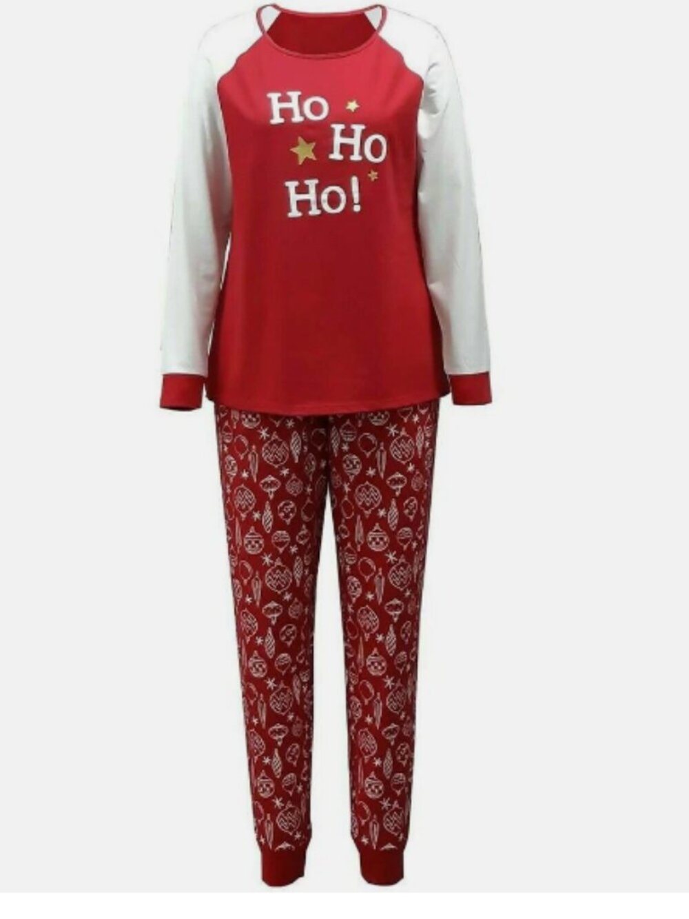Family Pajamas Women's Matching Ornament-Print Family Pajama, SMALL